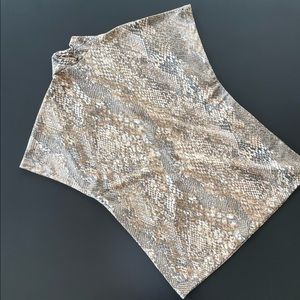 H&M snake pattern shirt